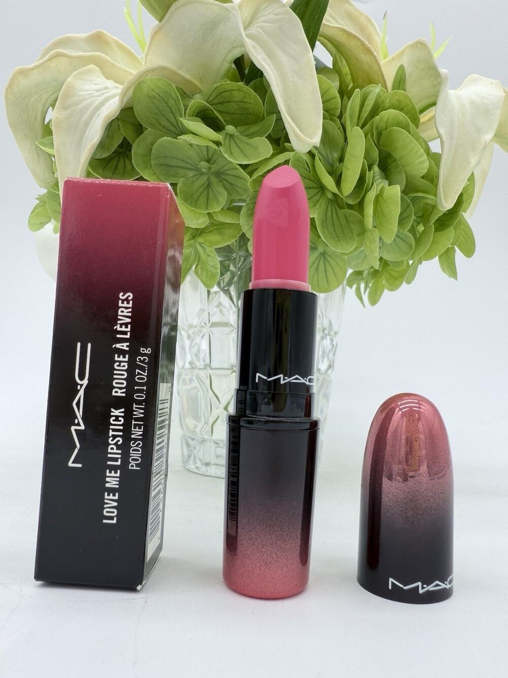 MAC Love Me Lipstick Vanity Bonfire 417 New in Box 0.1oz / 3g